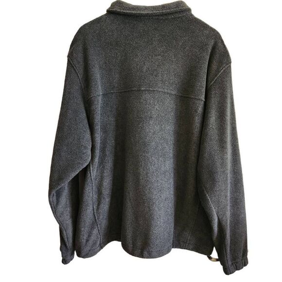 Columbia men's gray full zip fleece jacket size XXL - Picture 2 of 5